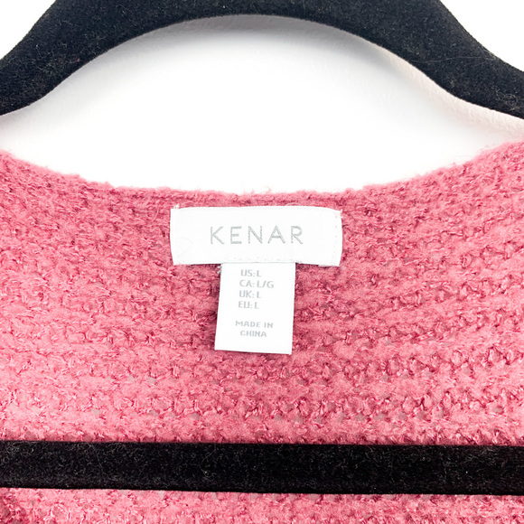 Kenar Half Sleeve Pink Colorblocked Sweater - Picture 7 of 13